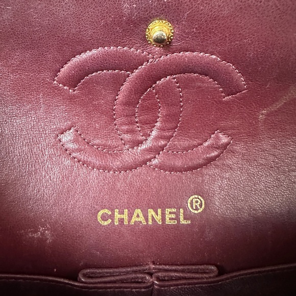 Vintage Chanel lambskin 24k gold plated small double flap - Picture 13 of 16